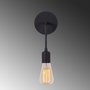 Opviq Dartini - MR - 887 Lámpara de pared negra de hierro